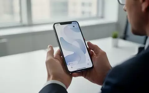 Eine Person nutzt ein modernes Smartphone in einem hellen, minimalistischen Büro. - Foto: über boerse-global.de