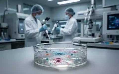 Ein Wissenschaftler arbeitet in einem modernen Labor an einer mikrobiologischen Untersuchung des menschlichen Mikrobioms. - Foto: über boerse-global.de