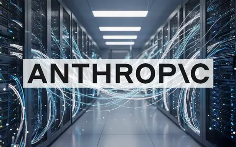 Abstrakte Darstellung einer modernen Server-Infrastruktur mit leuchtenden Glasfaserkabeln als Symbol für KI-Innovation. - Foto: über boerse-global.de