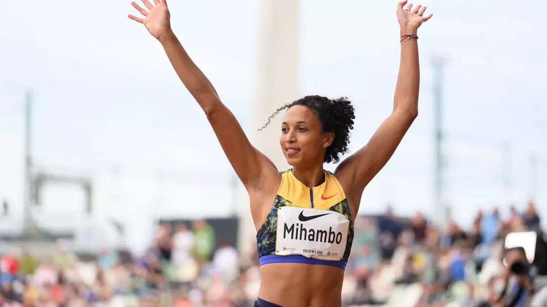 Malaika Mihambo ist zum Abschluss der EM in Birmingham gefordert. (Archivbild) - Bild: Robert Michael/dpa