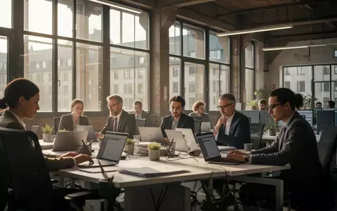 Professionelle Atmosphäre in einem modernen Büro mit Mitarbeitern an ihren Arbeitsplätzen bei natürlichem Tageslicht. - Foto: über boerse-global.de