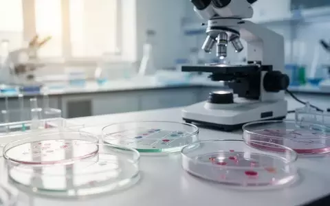 Ein medizinisches Labor mit Mikroskop und Laborgeräten für die Alzheimer-Forschung. - Foto: über boerse-global.de