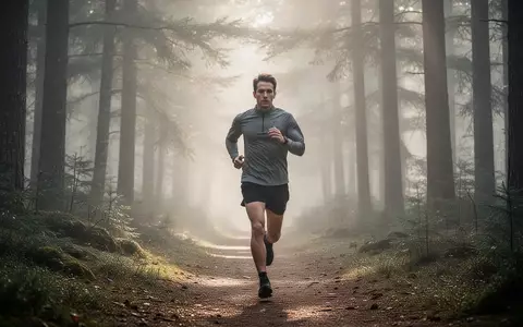 Eine Person beim Joggen auf einem Waldweg im morgendlichen Licht als Symbol für psychische Resilienz durch Sport. - Foto: über boerse-global.de