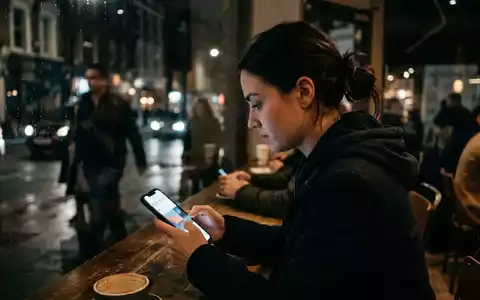 Nahaufnahme einer Person, die ein Smartphone in einer modernen städtischen Umgebung hält, wobei der Bildschirm verschwommen ist. - Foto: über boerse-global.de