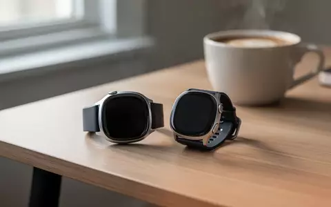 Zwei moderne Smartwatches liegen nebeneinander auf einem minimalistischen Holztisch bei natürlichem Tageslicht. - Foto: über boerse-global.de