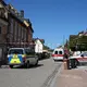Es gab größere Absperrungen. - Bild: Felix Kirberg/dpa