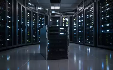 Nahaufnahme von Serverschränken in einem Rechenzentrum mit blinkenden Status-LEDs. - Foto: über boerse-global.de