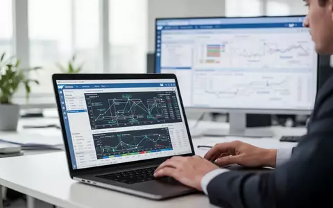 Professioneller Arbeitsplatz in einem modernen Büro mit Fokus auf digitale Buchhaltungsprozesse. - Foto: über boerse-global.de