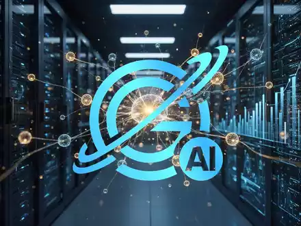 Abstrakte Darstellung von neuronalen Netzwerken und Datenströmen als Symbol für exponentielles Wachstum in der KI-Branche. - Foto: über boerse-global.de