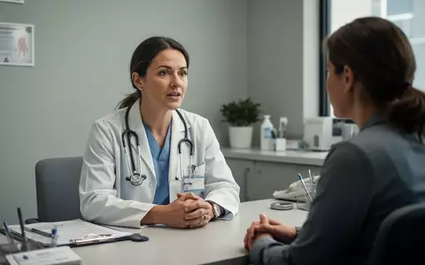 Ein Arzt im Gespräch mit einem Patienten in einem modern eingerichteten Behandlungsraum. - Foto: über boerse-global.de