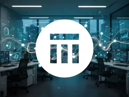 Abstrakte Darstellung von digitaler Datenintegration und beschleunigten Entscheidungsprozessen in einer modernen BĂŒroumgebung. - Foto: ĂŒber boerse-global.de