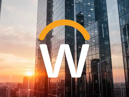 Abstrakte Darstellung von wirtschaftlichem Wachstum und Erfolg durch ein modernes Bürogebäude im Morgenlicht. - Foto: über boerse-global.de