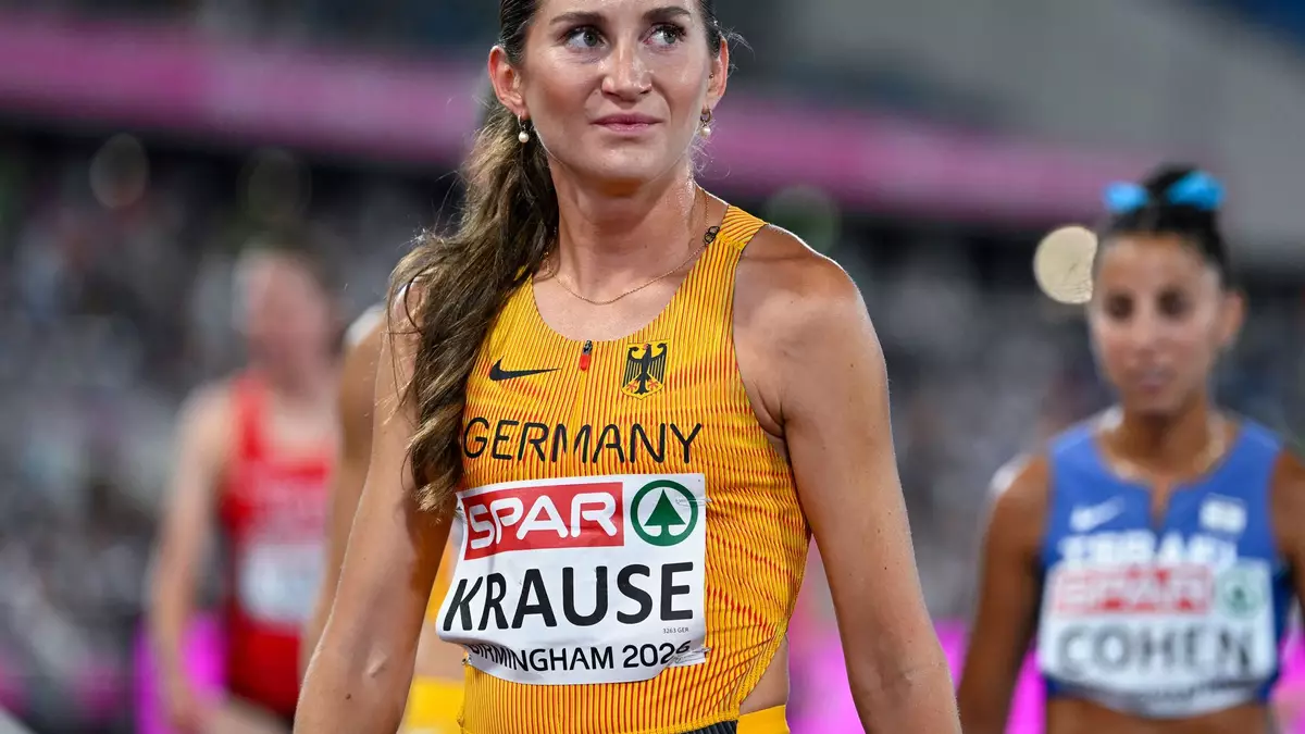 Gesa Krause gewann zum dritten Mal EM-Gold über 3.000 Meter Hindernis. - Bild: Sven Hoppe/dpa