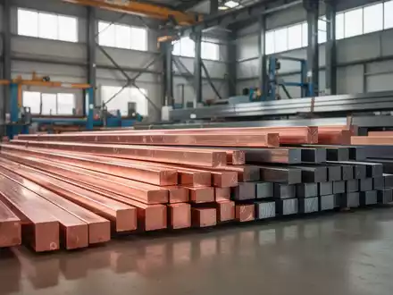 Hochwertige Metallbarren in einer modernen Industriehalle bei natürlichem Tageslicht. - Foto: über boerse-global.de