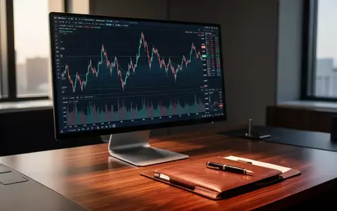 Ein moderner Finanzarbeitsplatz mit einem Monitor, der einen komplexen Linienchart für Anleihenkurse anzeigt. - Foto: über boerse-global.de