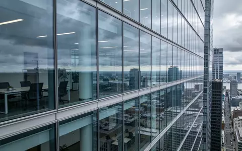 Ein modernes Bürogebäude in einem Finanzviertel an einem bewölkten Tag. - Foto: über boerse-global.de