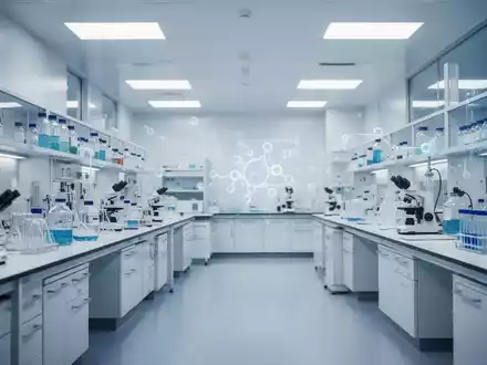 Abstrakte Darstellung eines modernen pharmazeutischen Labors mit Fokus auf Investitionen und klinische Forschung. - Foto: über boerse-global.de