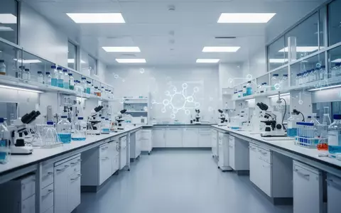 Abstrakte Darstellung eines modernen pharmazeutischen Labors mit Fokus auf Investitionen und klinische Forschung. - Foto: über boerse-global.de