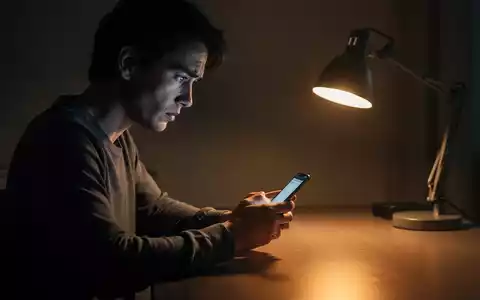 Eine Person betrachtet besorgt ihr Smartphone in einem schwach beleuchteten Raum, was die Sicherheitsrisiken digitaler Identitäten verdeutlicht. - Foto: über boerse-global.de
