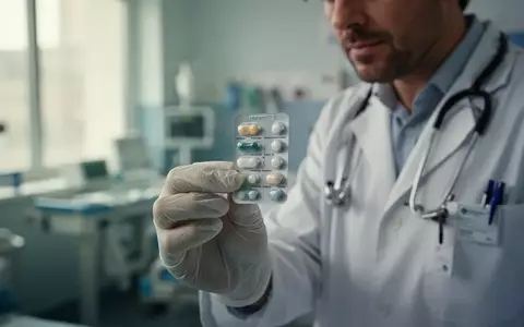Ein Arzt hält eine Medikamentenpackung in einer klinischen Umgebung. - Foto: über boerse-global.de