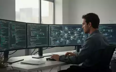 IT-Spezialist arbeitet konzentriert an einer komplexen Netzwerkkonfiguration in einem modernen Büro. - Foto: über boerse-global.de