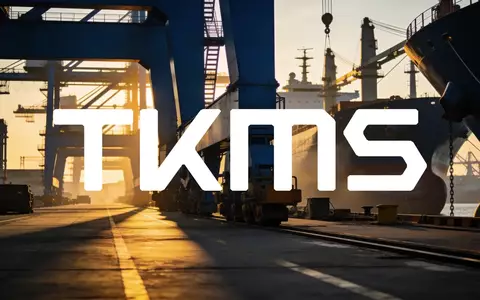 Abstrakte Darstellung einer modernen Werft bei Sonnenaufgang als Symbol für industrielle Stärke und Wachstum. - Foto: über boerse-global.de