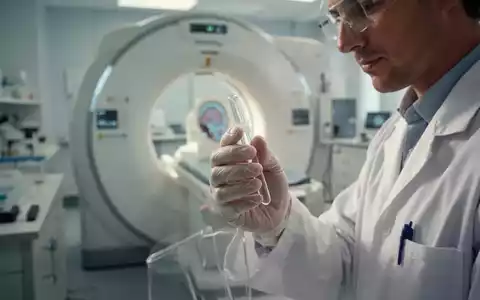 Ein Wissenschaftler in einem medizinischen Labor bereitet eine klinische Probe für die Alzheimer-Diagnostik vor. - Foto: über boerse-global.de