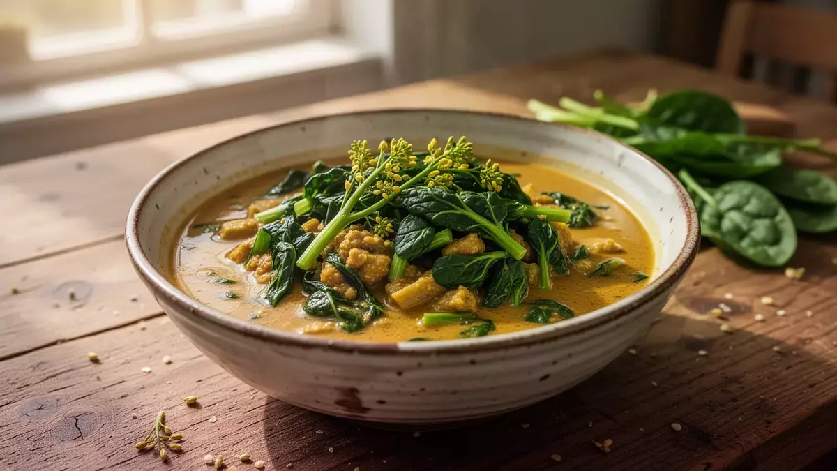 Vitarium: KI-entwickeltes Senfgrün-Curry mit TCM-Wärmewirkung