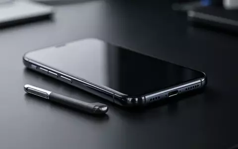 Ein modernes Smartphone liegt auf einem dunklen Schreibtisch in einer professionellen, technologischen Arbeitsumgebung. - Foto: über boerse-global.de