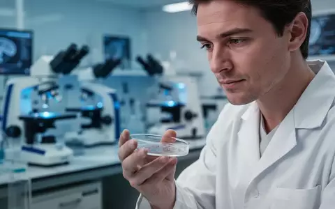 Ein Wissenschaftler in einem modernen Labor bei der Arbeit an einer neurologischen Studie. - Foto: über boerse-global.de