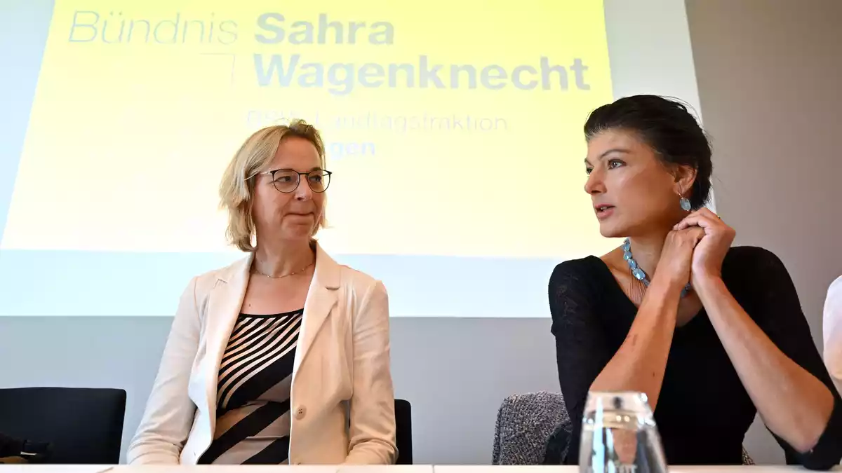 Zwischen dem Landesverband Thüringen und der Bundesspitze schwelt seit längerem ein Konflikt. (Archivbild) - Bild: Martin Schutt/dpa