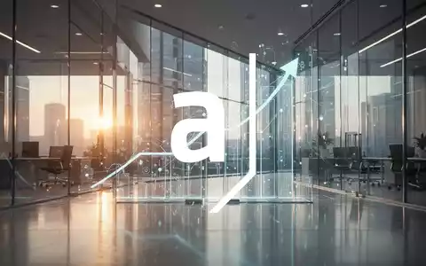 Abstrakte Darstellung eines modernen Bürogebäudes bei Sonnenuntergang als Symbol für wirtschaftliches Wachstum. - Foto: über boerse-global.de