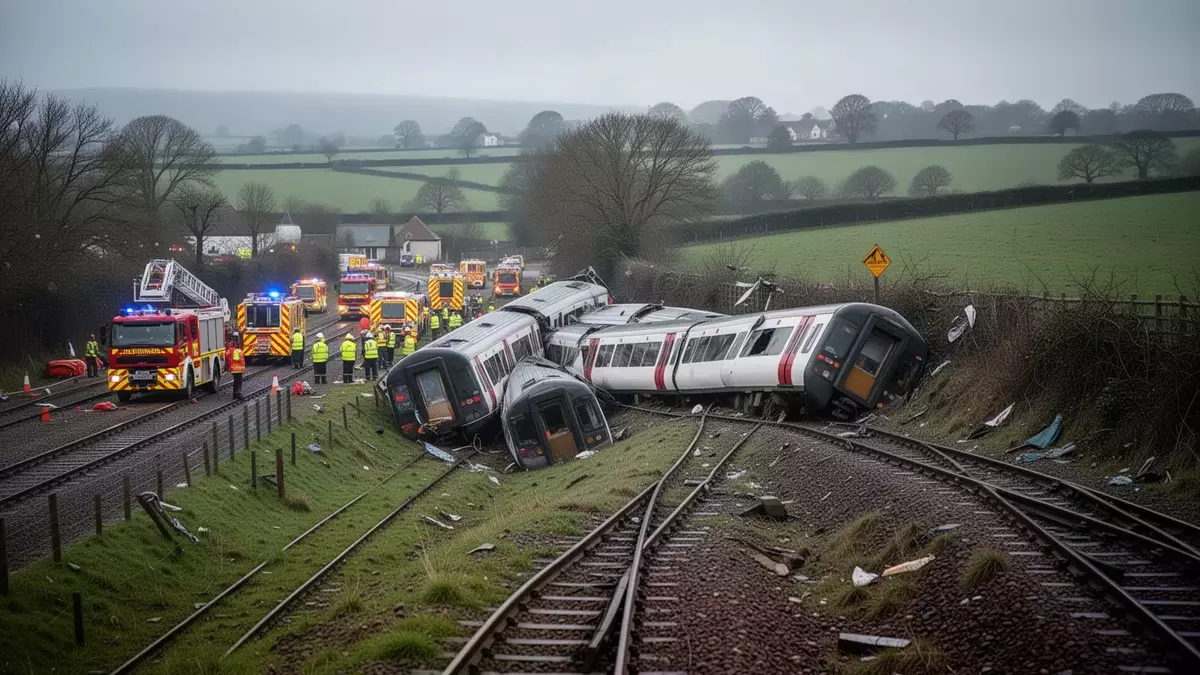 A Southern passenger train derailed near Lewes in East Sussex on August 13, 2026, leaving 20 people injured and prompting a major incident declaration. The incident, which saw three carriages…