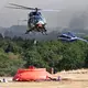 Noch immer lodern die Flammen im Hürtgenwald. - Bild: Federico Gambarini/dpa