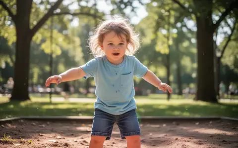 Ein Kind spielt aktiv und bewegt sich in einem Park bei natürlichem Tageslicht. - Foto: über boerse-global.de