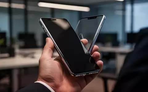 Nahaufnahme eines modernen Smartphones in einer Hand in einem professionellen Büroambiente. - Foto: über boerse-global.de
