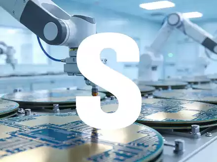 Hochmoderne Halbleiter-Fertigungsanlage mit Fokus auf Silizium-Wafer und industrielle Hochtechnologie. - Foto: über boerse-global.de