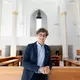 Offiziell hat Aurel Dawidiuk sein Amt zwar seit einigen Tagen inne, aber sein Antrittskonzert ist erst im September.  - Bild: Fabian Strauch/dpa