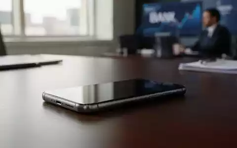 Ein modernes Smartphone liegt auf einem hölzernen Schreibtisch in einer professionellen Büroumgebung. - Foto: über boerse-global.de