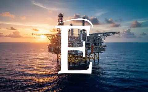 Moderne Offshore-Erdgasplattform bei Sonnenaufgang auf dem offenen Meer. - Foto: über boerse-global.de