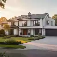 Ein gepflegtes Einfamilienhaus mit Garten und Zufahrt bei natürlichem Tageslicht, das eine wirtschaftliche Einheit bildet. - Foto: über boerse-global.de