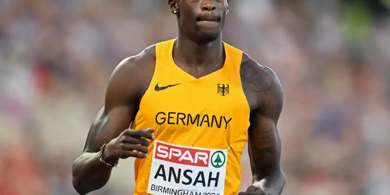 Owen Ansah ist Europameister über 200 Meter. - Foto: Sven Hoppe/dpa