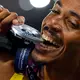 Emil Agyekum lief über 400 Meter Hürden zu Silber. - Bild: Sven Hoppe/dpa