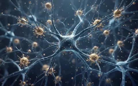 Mikroskopische Aufnahme von neuronalen Netzwerken und Mikroglia-Zellen im menschlichen Gehirn. - Foto: über boerse-global.de