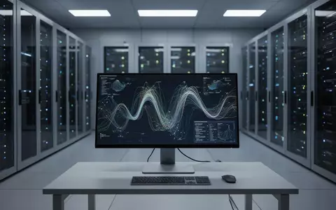 Ein moderner, minimalistischer Serverraum in einem Unternehmen mit Fokus auf KI-Infrastruktur und Datenverarbeitung. - Foto: über boerse-global.de