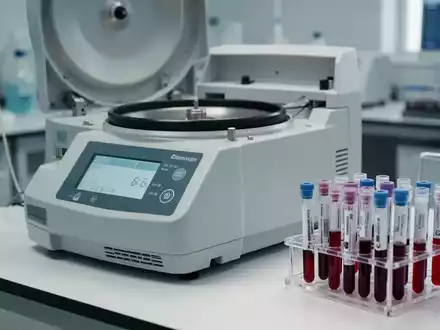 Medizinische Laborausrüstung mit Blutproben in einem klinischen Umfeld zur Erforschung stiller Entzündungen. - Foto: über boerse-global.de
