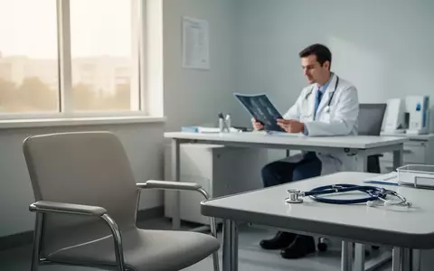 Ein heller, steriler Behandlungsraum in einer onkologischen Klinik mit medizinischen Instrumenten auf einem Tisch. - Foto: über boerse-global.de