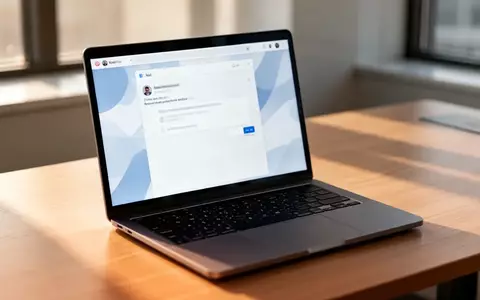 Ein moderner Büroarbeitsplatz mit einem Laptop, auf dem eine E-Mail-Oberfläche ohne erkennbaren Text zu sehen ist. - Foto: über boerse-global.de