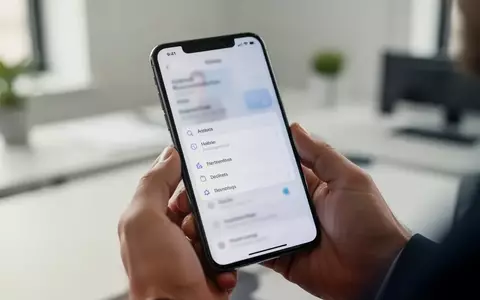Nahaufnahme eines modernen Smartphones in Händen, das ein Einstellungsmenü anzeigt. - Foto: über boerse-global.de