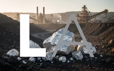 Abstrakte Darstellung von Lithium-Mineralvorkommen in einer modernen industriellen Bergbauumgebung. - Foto: über boerse-global.de